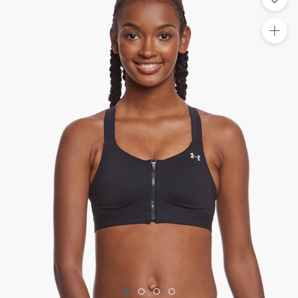 Eclipse High Zip Front Sports Bra